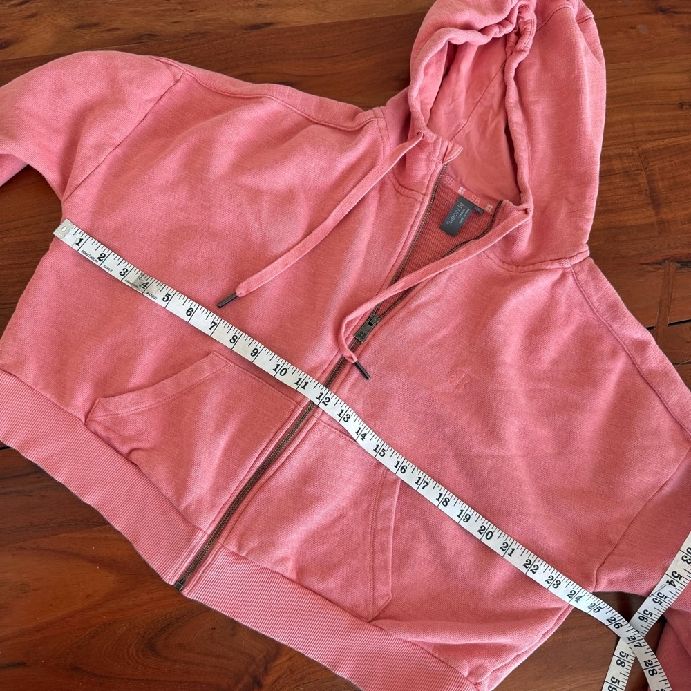 Sweaty Betty Coral Zip-Up Hoodie - Picture 6 of 7